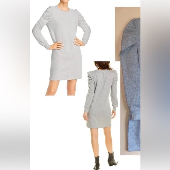 Rebecca Minkoff Dresses & Skirts - Rebecca Minkoff Heather Gray Sweatshirt Dress Size XS